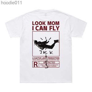 Sweats à capuche masculine Sweats Shirts Arrivée T-shirt d'été Look Mom Id Can Fly T-shirt Imprime