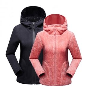 Sudaderas con capucha para hombre, suéter de lana para exteriores, suéter de Coral para mujer, Sudadera con capucha Unisex gruesa de otoño e invierno, chaqueta con capucha de doble cara para hombre Sw