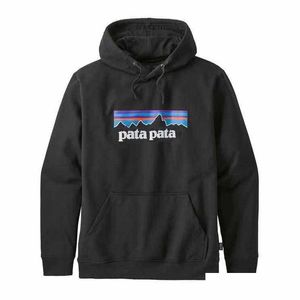 Sudaderas con capucha para hombres Sudaderas Patagon Diseñador para hombre Otoño e invierno Marea Marca Europa América Naranja Suéter con capucha Hombres Mujeres Pareja Dhqau