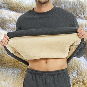 Sudaderas con capucha para hombres sudaderas de invierno más terciopelo lana suave gruesa mantenga cálida delgada de tamaño macho engrosamiento 230206