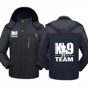 Hommes Hoodies TRAINER K9 Team Unit Malinois Automne Hiver Imperméable Coupe-Vent Mode Manteau Survêtement Haute Qualité Vêtements