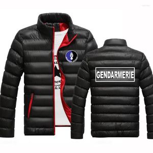 Hommes sweats à capuche hiver chaud doudoune 2023 gendarmerie française épaissir décontracté hommes lâche confortable manteau marque vêtements d'extérieur pour hommes