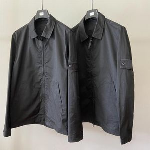 Chaquetas para hombre 2022 Ss Dyed Ghost Jacket S'i' Men Stretch Cotton Satin Utility Outdoor Coat Brazalete Tops Talla M-xxl Negro