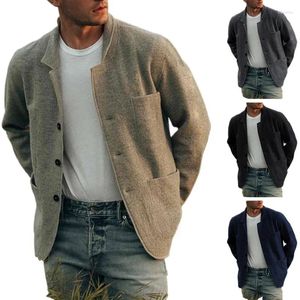 Vestes masculines 2024 Blazer Veste solide Men Hommes décontracté Slim Fit Suit Designer Fashion Streetwear Outwear Coats