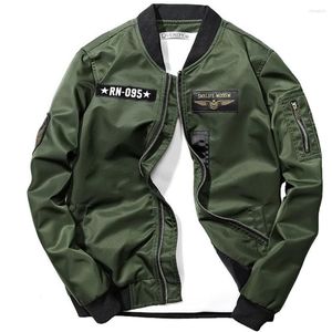 Vestes pour hommes Automne Classic Flight Suit Couple Baseball Sports Jacket Coréen Wear Army Green