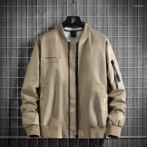 Chaquetas para hombres Casual para Techwear para hombres A prueba de viento Negro Verde Militar Bomber Cargo 2023 Primavera Otoño Ropa de gran tamaño 6XL 7XL 8XL