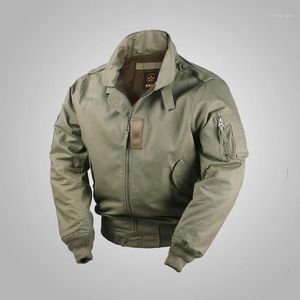 Chaquetas para hombre CWU-45/P USAF Bomber Flight Jacket Vintage Militar Ligero Uniforme