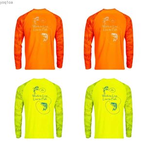 Vestes pour hommes chemises de pêche orange sweat à capuche d'été à manches longues à manches longues