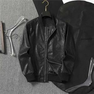 Vestes pour hommes Vestes en cuir véritable Pure peau de mouton Designers Manteau Mode Streetwear Noir Femmes Manteaux de moto Vêtements FXG9