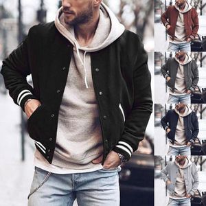 Chaquetas De Hombres Abrigos Con Capucha Para Hombres Otoño E Invierno Moda Casual Cremallera Bolsillo Sólido Suéter Sin Sombrero Chaqueta De Terciopelo Delgada Sin Capucha