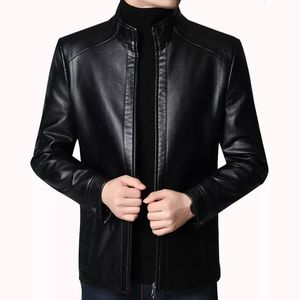 Vestes pour hommes en hommes veste printemps automne cuir souple pour homme vêtements manches longues manteau mode style coréen mince vêtements 221201