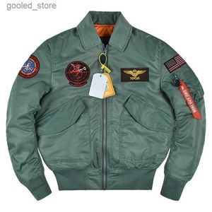 Chaquetas para hombres New Martin Flight Pilot Jacket Hombres Evaluación de invierno Escuadrón Abrigo suelto Abrigo de béisbol a prueba de viento Táctico Ropa exterior Q231109