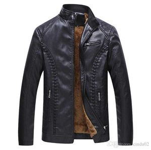 Chaquetas para hombres Qnpqyx Chaqueta de cuero de invierno Hombres Super Warm Forro PU Negro Tallas grandes 6XL Negocios Casual Abrigos para hombre Masculino