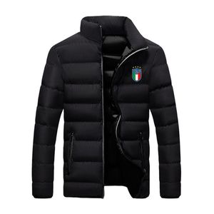 Chaquetas para hombre, chaqueta de plumón, abrigo con cremallera suave, Color sólido de otoño, ropa deportiva informal de Italia, prendas de vestir de moda para hombre