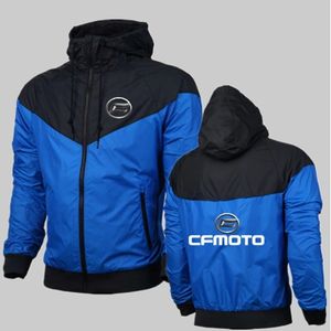 Chaquetas para hombres Primavera Otoño Cfmoto Imprimir por encargo Empalmado Hombres Cremallera Sudadera con capucha Chaqueta Algodón Cálido Con capucha Casual Hombre Ropa deportiva 230202