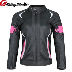 Herenjassen Dames Motorjas Rijden Beschermende pantserjas Zomer Winter Waterdicht Warm Dame Meisjeskleding Antibotsingskleding JK-52 231216