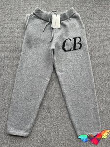 Jeans pour hommes 2023 gris décontracté Cole Buxton pantalon hommes femmes laine mérinos coton CB pantalon de survêtement décontracté ample pantalon 231122