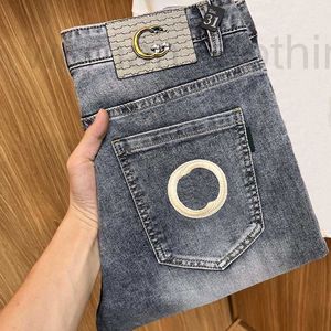 Pantalones vaqueros para hombre Diseñador G Jean 2023 Jeans nuevos Jeans de lujo para hombres y mujeres Pantalones vaqueros apilados europeos Pantalones azules de marca SH98