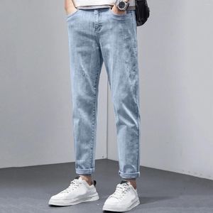 Jeans para hombres Moda para hombre Nueve puntos Pantalones Otoño Invierno Casual Denim Pantalones deportivos Pantalones Ropa de diseñador