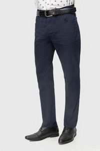 Jeans voor heren FASHIONSPARK Relaxed, recht stretchdenim, comfortabele zakelijke jurk, gebreide jersey met vijf zakken