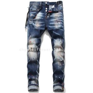 Jeans pour hommes jeans jeans jeans pour l'insigne masculin décor de maple leaf 2024 jeans extensible jeans masculin jean jean badfriend jeans jeans jeans jeans noir baggy jeans bleu baggy