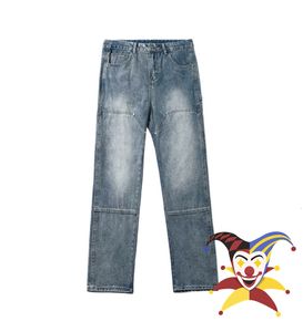 Jeans para hombres Bolsillo grande MM6 Margiela Hombres Mujeres 1 Calidad Bonito pantalón con cremallera lavada 230904