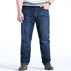 Hommes Jeans Hommes Printemps Long Stretch Denim Slim Fit Pantalon Pantalon Plus La Taille 28-40 42 44 46 48 Pour 130 KG Hommes Porter