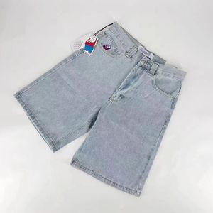 Jeans para hombres streetwear big boy y2k pantalones hip hop dibujos animados gráfico bordado holgado hombre harajuku caltinato alto pantalón pantalón pantalón pantalón pantalón pantalones cortos de pantalón