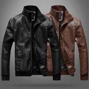 Men's Leather Faux Motorcycle Black Jacket Men Men'S Jackets Jaqueta De Couro Masculina Clothes Mens Coats 220927