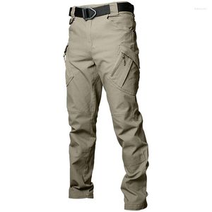 Pantalons pour hommes 2022 City Tactique Cargo Hommes Combat SWAT Armée Militaire Coton Beaucoup de poches Stretch Flexible Homme Pantalon décontracté XXXL