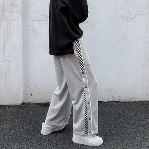 Pantalons pour hommes 2023 Femmes Style coréen Baggy Casual All-Match Pantalon taille haute en gros 7738