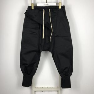 Pantalones de hombre 20ss Seak Hombres Casual Harem Ropa gótica High Street Pantalones de chándal Otoño Mujer Pantalón hasta la pantorrilla Suelto Negro