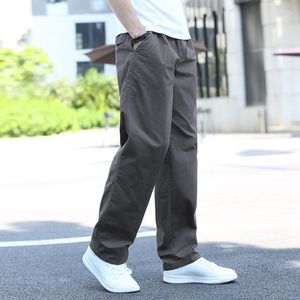 Pantalones de hombre 4 colores moda deportiva monos casuales pantalones al aire libre rectos sueltos