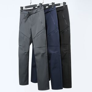 Pantalones para hombres Marca Grueso Cálido Fleece Senderismo Hombres Invierno Impermeable A prueba de viento Al aire libre Pantalones de concha suave Trekking Pantalón de esquí Bolsillo con cremallera 230830