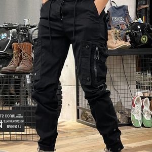 Pantalons pour hommes Camo Navy Pantalons Homme Y2K Tactique Militaire Cargo pour hommes Techwear Outdoor Hip Hop Work Stacked Slacks