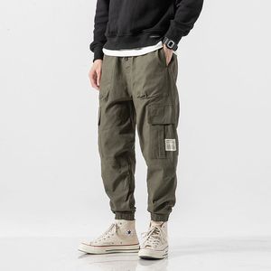 Pantalones de hombre Pantalones cargo Hombres Streetwear Hip hop Pantalones Joggers para hombre Pantalones Casual Harem Hasta el tobillo Pantalones Cintura elástica Negro Ejército verde 230515