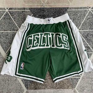 Pantalones de hombre Celtics 75th Anniversary Green Training Pocket Smart Basketball HQOT