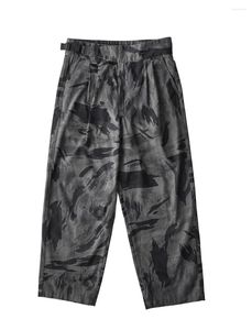 Pantalones para hombre Camuflaje del desierto Gurkha Ajuste holgado con cinturón de hebilla táctica Estilo militar
