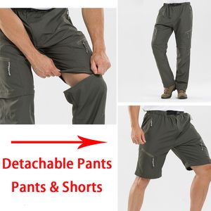 Pantalons pour hommes Pantalons détachables Femmes Pantalon Shorts Été Randonnée Montagne Trekking Imperméable Tactique 230515