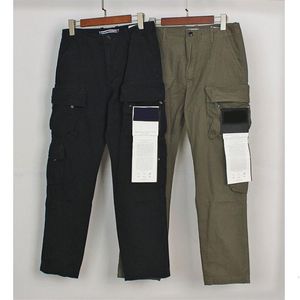 Pantalon homme marque de mode pierre Cargo avec grandes poches Patch brodé pantalons décontractés pantalon ample Streetwear 221207265W