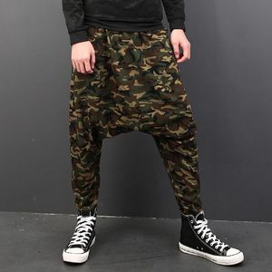Pantalones de Hombre INCERUN Harem Drop Crotch Baggy Camuflaje Impreso Casual Hip-hop Joggers Hombre Pantalones Pantalon Hombre 2021 S-5XL