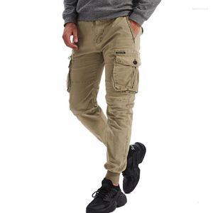 Pantalones para hombres Hombres para hombres Autumn Color sólido Color atado a la cintura media ANYCE ANANDAS ANSTES ACTIVOS CON BODES PARA BODOS PARA NIÑOS 2023 Fashion