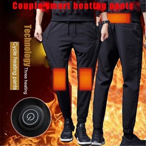Pantalones para hombres hombres calientes usb pantalones calefactados