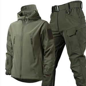 Pantalons pour hommes Hommes hiver imperméable pêche escalade trekking vestes tactique sharkskin survêtement randonnée pantalon militaire chasse camping pantalon 231129