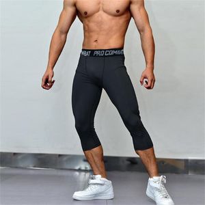 Pantalones de hombre Pantalones cortos de entrenamiento para hombre Ropa deportiva Mallas para correr Gimnasio Leggings para hombres Yoga Compresión Ejercicio Spandex