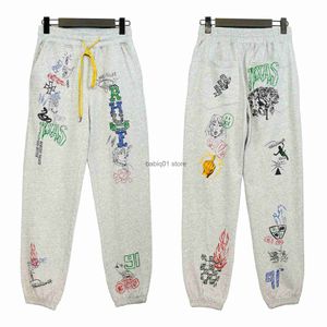 Pantalons pour hommes La version correcte des leggings décontractés peints à la main du directeur RHUDE de la nouvelle mode RHUDE au début de l'automne 2022 T230306