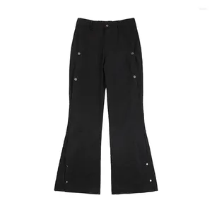 Pantalons pour hommes Couture Micro Haut-parleur pour hommes Femmes Automne Mode Drapé Casual