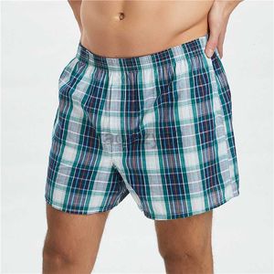 Shorts de taille plus homme coton coton boxer confortable sous-vêtements homme pantalon de flèche décontracté