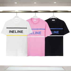 T-shirts Plus pour hommes Polos Col rond brodé et imprimé vêtements d'été de style polaire avec street pur coton 2e2 ce4