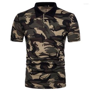 Camouflage de camouflage pour hommes cols polos de vêtements pour hommes